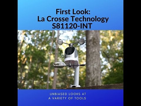 First Look: La Crosse Technology S81120-INT Wireless Combo Weather Station.