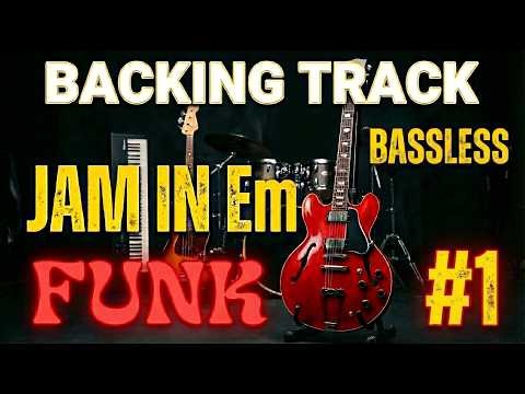 Funk Backing Track Bassless in Em | 120 BPM Groove Jam (10 Minutes) #01