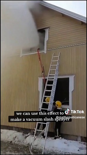 Bernouli's fire #math #science #physics #fluiddynamics #firefighting