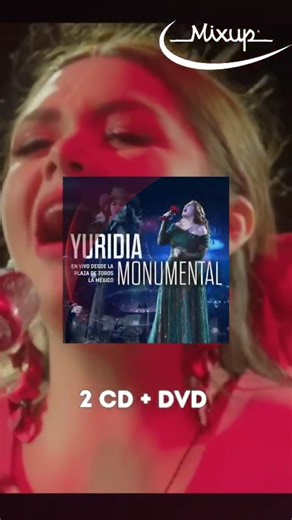 ✨🎤 Ya está llegando a tiendas "Monumental" de Yuridia Flores: 2 CD’s DVD que capturan su voz única en un show inolvidable. Un lanzamiento imperdible para revivir cada emoción en grande. 💿💖 https://www.mixup.com/monumental--2-cd-s---dvd-----cd----yuridia/p | Mixup