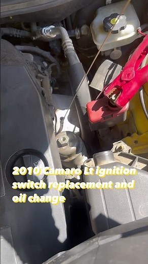 2010 Camaro Lt ignition switch replacement and oil change #car #dmv #automobile