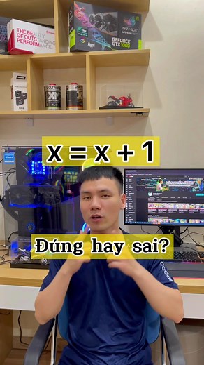 x = x 1. Nghe có vẻ sai sai nhưng mà vẫn có thể đúng được. Môn lập trình ảo thế nhở #vunguyencoder #laptrinh #learnontikok #thanhcongnghe #vulaci
