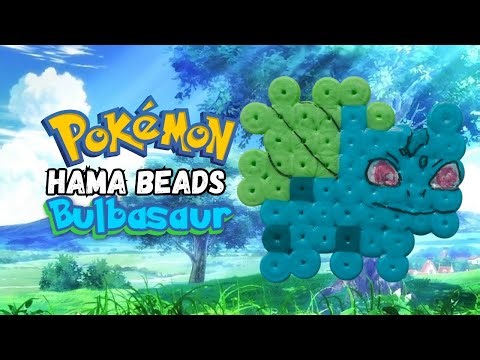 Bulbasaur Hama Beads Pokémon 🌱 Pixel Art Time Lapse