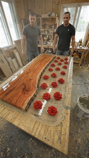 This epoxy table cost over $25,000