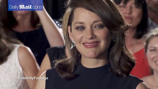 French actress Marion Cotillard shows off youthful look