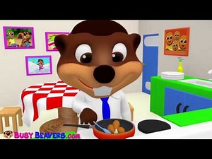 ABC Baby Finger Family Songs Surprise Play Doh Alphbet, Learn Colors Shapes Toys, Busy Beavers 2017