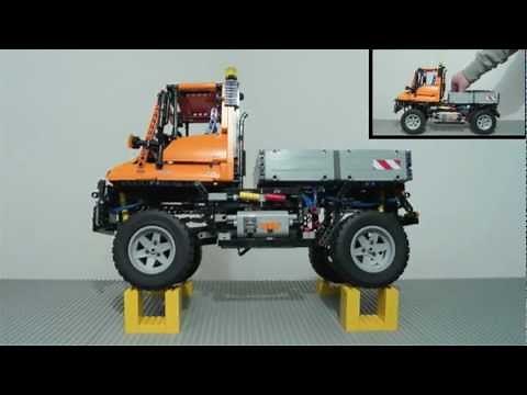 LEGO Technic 8110 Mercedes Benz Unimog U-400 / built in stop - motion / Unimog Museum