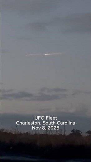 UFO fleet viewed from boat in Turkey creek, Charleston, South Carolina, USA Nov 8, 2025 UAP News 📰