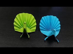 Apprends à Réaliser un Magnifique Paon en Origami | Tutoriel Facile Étape par Étape