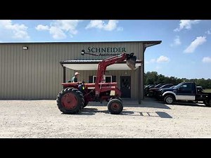 International 656 diesel hydro tractor w loader