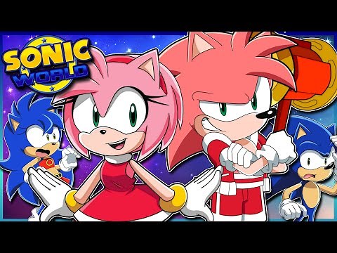 Amy and Jamey Play Sonic World (Gender Bend Sonic Verse)