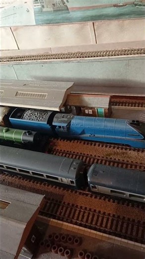 Hornby Digital 4468 Mallard - class A4 #shorts #shortsfeed #steamtrain #modeltrains