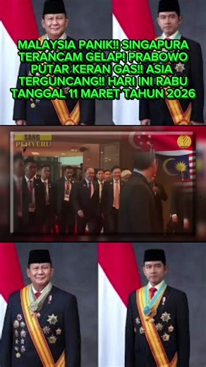 Dunia sedang panik! Selat Hormuz ditutup dan harga minyak MELEDAK! Indonesia tiba-tiba memutus ekspor GAS MENTAH demi rakyatnya sendiri!! Singapura yang selama ini terang benderang kini TERANCAM GELAP, Malaysia mulai hitung ulang cadangan energi mereka! Dalam video ini kita kupas tuntas: Kenapa Selat Hormuz penting banget buat energi global 🌍 Dampak kenaikan harga minyak dan energi di Asia Tenggara 💥 Keputusan Prabowo hentikan ekspor gas: strategi atau risiko? ⚡ Singapura dan Malaysia panik di