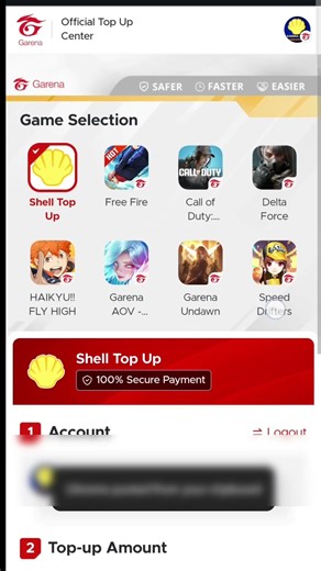 Garean Shell Code Redeem || how to topup garena shell #garenashell #shelltopup #indonesiashell