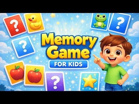 Memory Game for Kids | Fun Brain Game for Little Learners