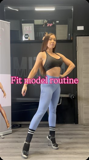 Taylor on Instagram: "NPC fit model routine is looking good for Aimee!😍 Now it’s time to refine this and work on the tempo ahead of her shows in July!🔥 If you’re competing this year, now is the time to refine your posing! Hit the link in my bio to book your session🤍"