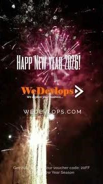 Happy New year 2026 from WeDevlops