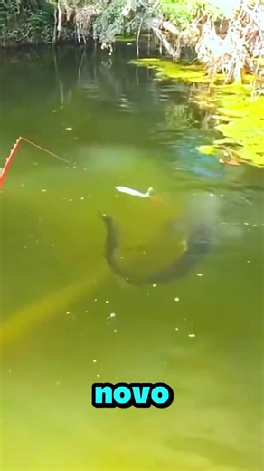 Esse peixe não queria ser pego🦈