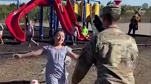 Military dad gets double dose of love during his happy homecoming