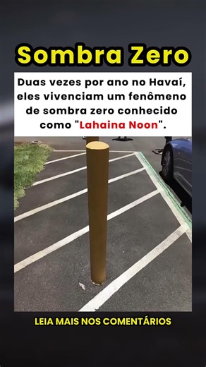 O dia em que as sombras desaparecem no Havaí! ☀️🤯