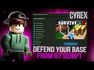 Defend Your Base From 67 Script | Infinite Money , Auto Open Crates | ios/android/pc
