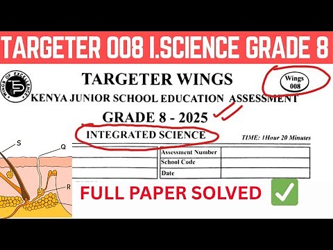 TARGETER WINGS 008 GRADE 8, INTEGRATED SCIENCE