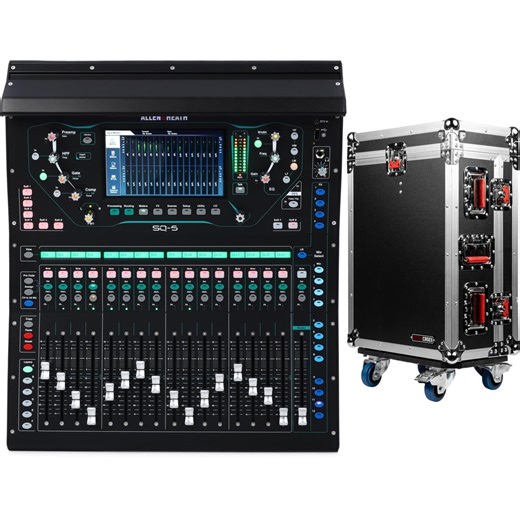 Allen & Heath SQ-5 48-channel Digital Mixer with Flight Case