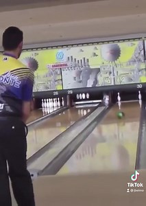Wait for it… #trickshot #710 #split #spare #2hands #2balls | Jason Belmonte