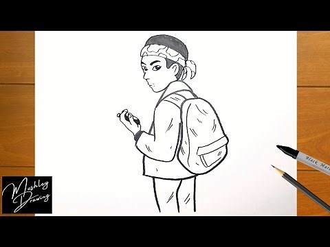 How to Draw Lucas from Stranger Things