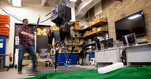 Bipedal robot conquers uneven ground