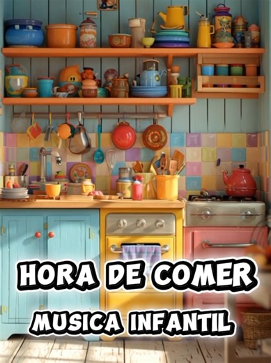 Hora de comer - Música Infantil - Rotina #musicainfantil #creatorsearchinsights #kidsoftiktok #animacao #musicasparacrianças