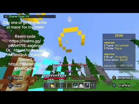Minecraft bedrock realm mace