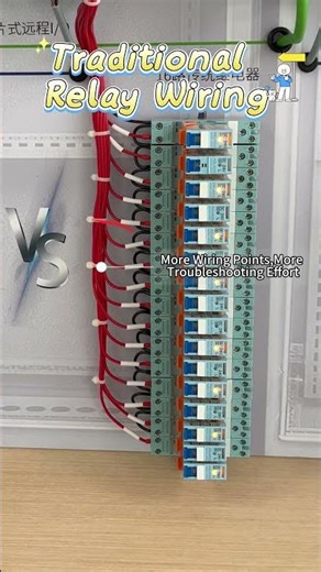 IO-Link Relay Module vs. Traditional Relay Wiring Comparison#iolink #relaymodule