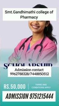 #SmtGandhimathiCollegeOfPharmacy #PharmacyCollege #PharmacyStudents #EducationInTamilNadu #Study