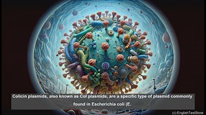 Colicin plasmid in biology