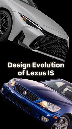 How Lexus IS design evolved over the years and generations. #lexusis #lexus
