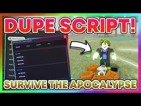[New] Survive the Apocalypse Script - KILL AURA, GODMODE, DUPE, AUTOFARM + More! *NO KEY* Pastebin