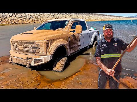 Lake Swallows Massive Super Duty!