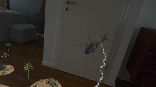 Choplifter inspired helicopter game prototype in Mixed Reality | Matthias Gall ᯅ