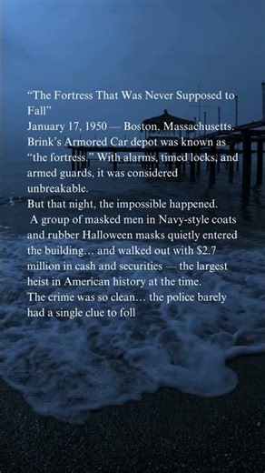 The Brinks Job The $2.7 Million Boston Robbery