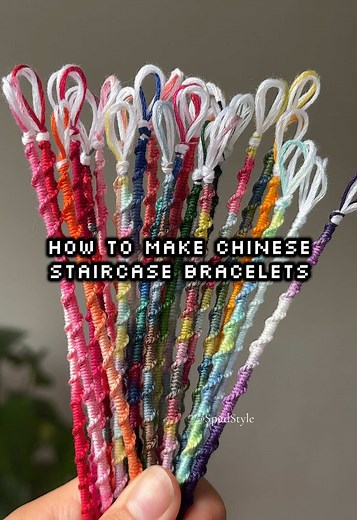 Chinese Staircase Bracelet Tutorial