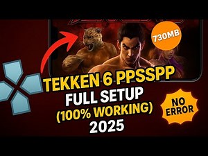 How To Install Tekken 6 on Android PPSSPP Emulator | 🔥 Full Working 2025 Guide