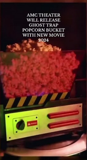 Ghost Trap Popcorn Bucket - New Release for 2024 Movie Fans