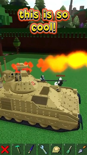 Roblox Build a Boat for Treasure M2A4 Bradley Infantry Fighting Vehicle Functions! #roblox #babft