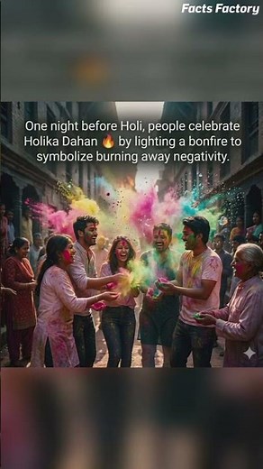 Holi Facts You Didn’t Know 🌈🔥 | Festival of Colors #Holi