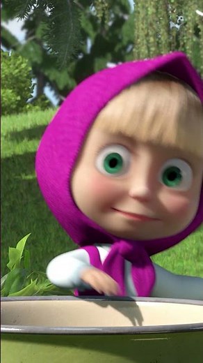 How to make jam out of....🍓🫐🥣 #Shorts #mashabeareng #mashaandthebear #Jam Day