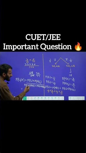 CUET/JEE Important Question 🔥 Probability Trick You Must Know