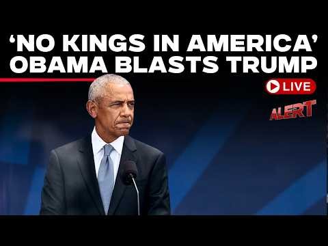 US News LIVE | Obama’s ‘No Kings’ Message Sparks Fresh Clash With Trump | Barack Obama Vs Trump LIVE