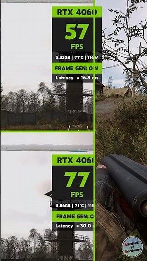 S.T.A.L.K.E.R. 2 | Frame Gen + Latency Test (RTX 4060)