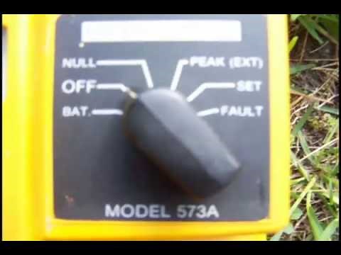 Dynatel 573A Earth return pipe & Cable Locator